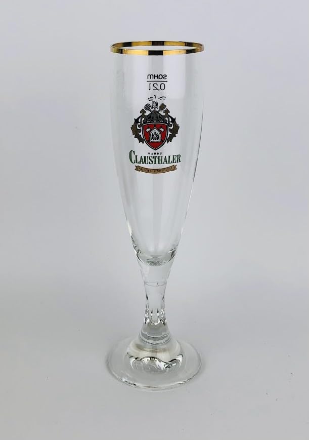Clausthaler - Vasos de cerveza (0,2 L, 2 unidades)