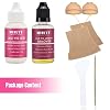 Wig Adhesive and Glue Remover Set, Invisible Waterproof MIILYE Hair Replacement Bonding Glue + Solvent, Strong Hold for Lace Front Wig and Poly Hairpieces, Toupee, Cosmetic Hair Systems