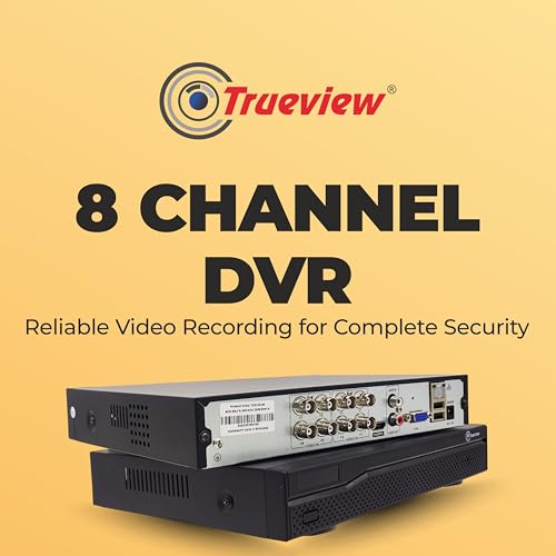 Image of Trueview 8 Channel CCTV DVR | H.265 Digital Video Recorder | Supports Up to 5MP-H Cameras | 4-in-1 HD DVR | Full HD HDMI & VGA Output | P2P Cloud Remote Viewing | Up to 6TB Storage
