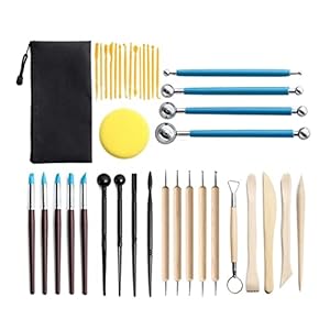 Multifunctioneel 38 stks/set aardewerk keramisch gereedschap klei beeldhouwen kit smoothing wax carving polymeer klei shapers modellering gesneden Diy Hulpmiddelen voor kleiaardewerk, doe-het-zelf