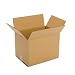 Pratt PRA0097 Recycled Corrugated Cardboard Single Wall Standard Box with C Flute, 18" Length x 12" Width x 10" Height, (Pack of 25)
