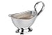 Produktbild APS Sauciere - Edelstahl, hochglanzpoliert, extra schwere Qualität - Abmessungen: 6 x 13 cm, Höhe: 9 cm, Volumen: 75 ml