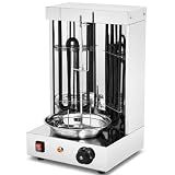 Máquina de Shawarma Elétrica 110V, Assador Vertical de Bancada para Churrasco Grego, Kebab, Gyros e Food Truck