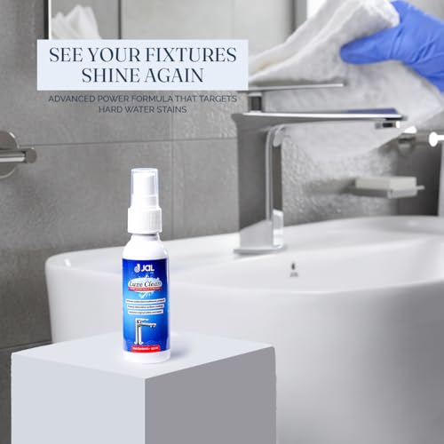 Image of JAL Luxe Clean Descaler For Bathfittings, Bathwares, Sanitarywares & Kitchen Sinks | Hardwater scale remover | Restores Shine | Removes Stains Within Seconds | Decaler Spray (50 ML)
