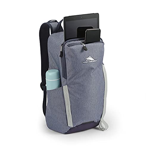 High Sierra Outside Commuter Daypack, Grey Blue, 18L