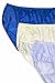 Shadowline Women's Underwear Nylon Hipster Panty with Lace Insert 3 Pack, Navy/Ivory/Perifrost, 9