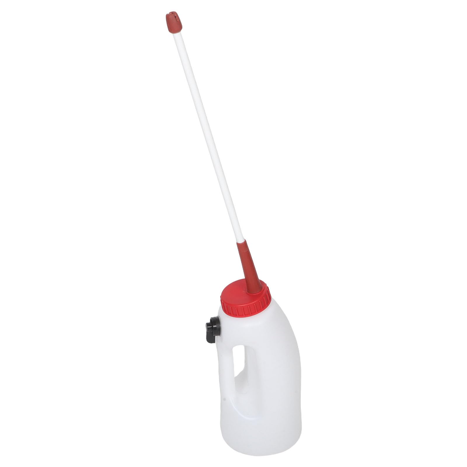 Kälber-Schlauchflaschen zur Fütterung: 4-Liter-Kälber-Trinkflasche – Welpen-Trinkgerät aus Kunststoff für kleine Neugeborene Tiere, Lamm, weiß