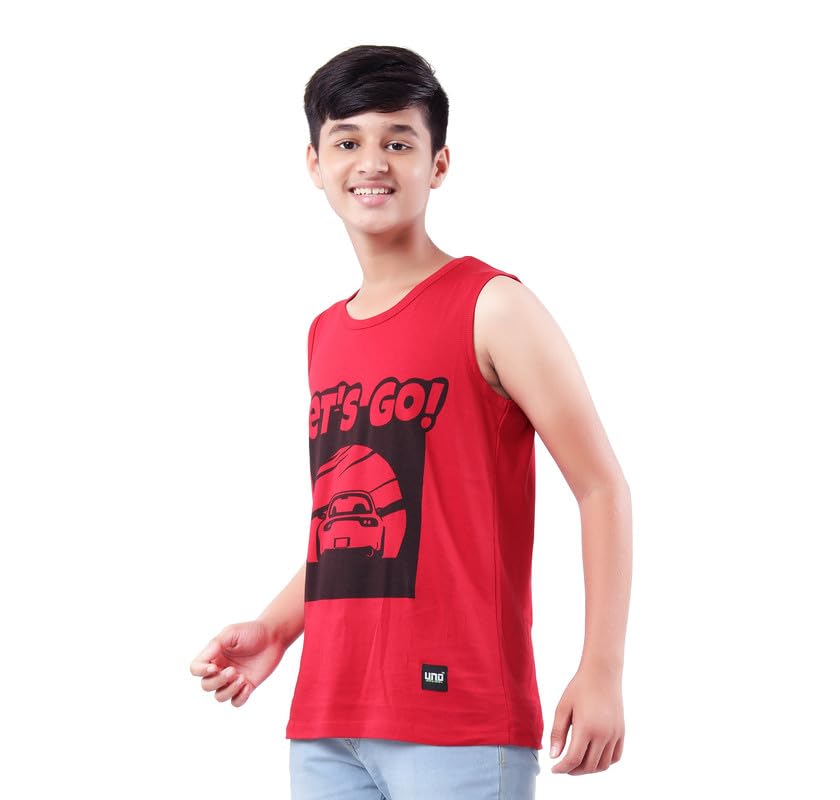 Image of UNOseven Boys Cotton T-Shirt - Pack of 2