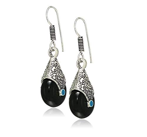 See full amazon price history chart for El Regalo Oxidized German Silver Tibetan Gem Stones Hook Earrings for Girls & women (Black) El Regalo Oxidized German Silver Tibetan Gem Stones Hook Earrings for Girls & women (Black) (B07QZ3Y2DB) Amazon Price History, Amazon Price Tracker