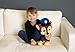 NoJo Paw Patrol Chase Blue Soft Plush Cuddle Pillow with Embroidered Details Character Decorative for Kids, Cozy and Huggable Plush for Playtime, Travel, or Room Décor (Officially Licensed Product)