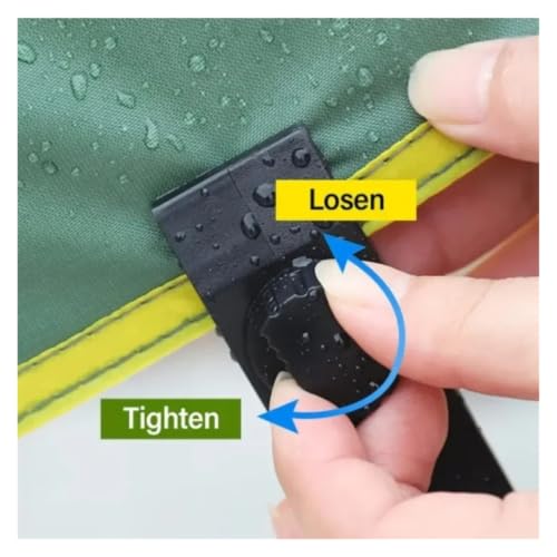 Clips para lonas de alta resistencia contra tormentas en toldos de camping y piscinas 5
