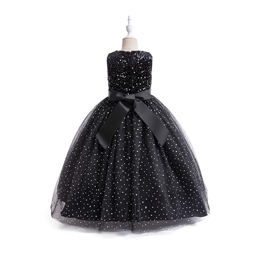 Glamulice Christmas Flower Girls Sparkle Tulle Dress Vintage Dresses Kids Holiday Party Photo Shoot Ball Gown2