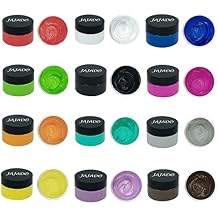 JAJADO 12 Jars Chalk Paste Paint for Stencils, Fabric Silk Screen Stencil Panit, Mesh Transfers Reusable Self Adhesive Stencil Paste Painting on Wood, T-Shirt, Chalkboard, Crafts Paste DIY Home Decor
