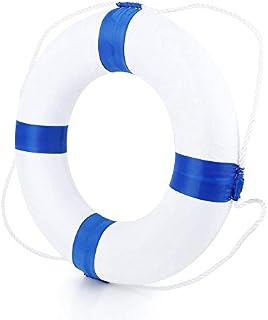 Beautihome Lifebuoy 52cm/20.5inch Diameter Swim Foam Ring Buoy Children Swimming Pool Safety Life