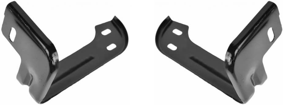 for Ford F-450/F-550 Super Duty 2005 2006 2007 Bumper Bracket Driver & Passenger Side | Pair | Front | Inner | Made of Steel | CAPA | Replacement for FO1066165, FO1067165 | 191275722688, 191275722732