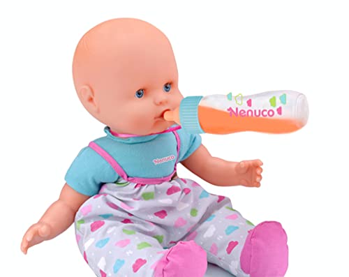 Nenuco Soft Baby Doll With Magic Bottle, Colorful Outfits, 14" Doll #TOP5