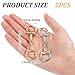 2pcs Horse Bit Buckle Double Silk Scarf Buckle Ring,D Ring Snaffle Bit Buckles for Women Diy Snaffle Horse Jewelry Loafer Shoes Decoration