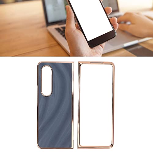 Rankomu läderfodral för Samsung Galaxy Z Fold 4 - Blå och repsäker