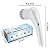ENZUO Electric Cleaning Brush Cordless Motorized with 5 Replaceable Cleaning Heads for Toilet Bathtub Tile Sink Wall