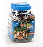 Para niños 3 años + Sambro Animal Planet - Set Figuras Animales de Juguete, Incluye 30 Piezas de Animales Salvajes realistas, Divertido y Educativo, para niños 3 años + (SB-D6601)