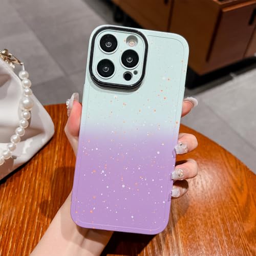 Coque de téléphone dégradé bicolore pour iPhone 14 Pro Max et 13