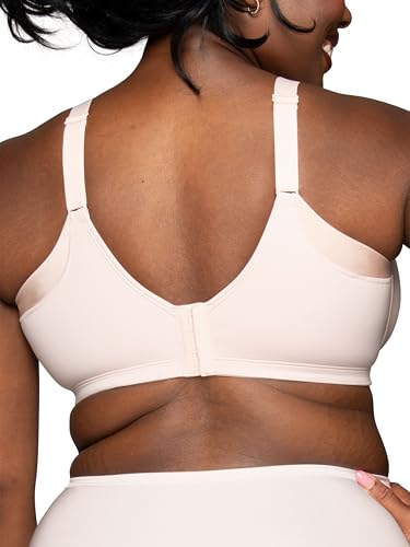 Vanity Fair Women's Full Figure Wireless Bra, Extended Side & Back Smoothing, Lightly Lined Cups Up to DDD3