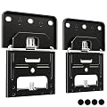 Ultra Slim TV Wall Mount for 14-80 Inch Flat & Frame TVs Only, Low Profile TV Wall Mount with 0.3" Wall Clearance, Holds up to 110 lbs, with Positioning Strip Easy to Install, Blends in Any Interior