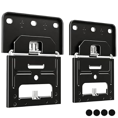 Ultra Slim TV Wall Mount for 14-80 Inch Flat & Frame TVs Only, Low Profile TV Wall Mount with 0.3" Wall Clearance, Holds up to 110 lbs, with Positioning Strip Easy to Install, Blends in Any Interior