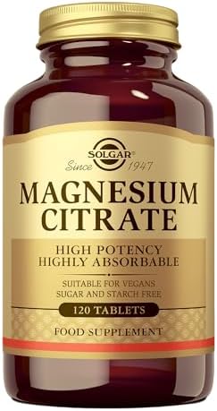 Solgar | Magnesium Citrate | Suplemento Alimenticio que Reduce la...