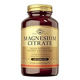 Solgar | Magnesium Citrate | Suplemento Alimenticio que Reduce la Fatiga | Con Magnesio | Para Hombre y Mujer | 120 Cápsulas