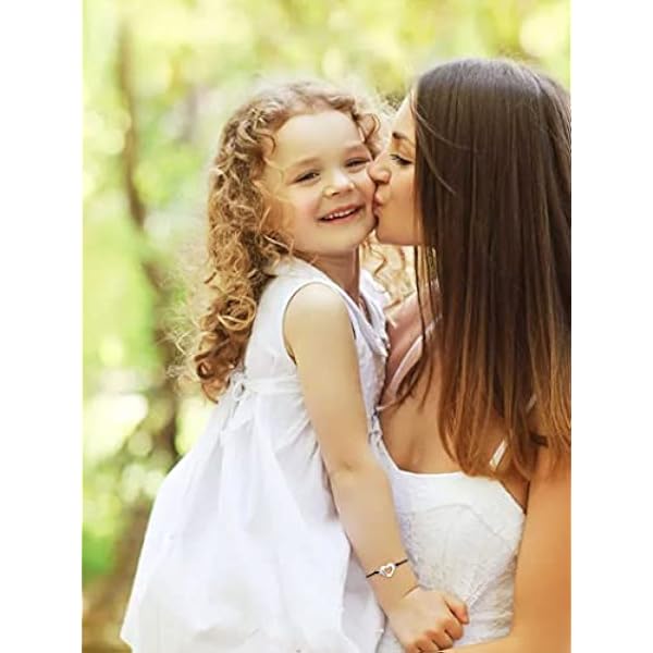 Mor dotter armband för 2 mammor gåvor från döttrar matchande kärlek hjärta armband mors dag gåvor från dotter, annan, annat, övrigt, Övrigt