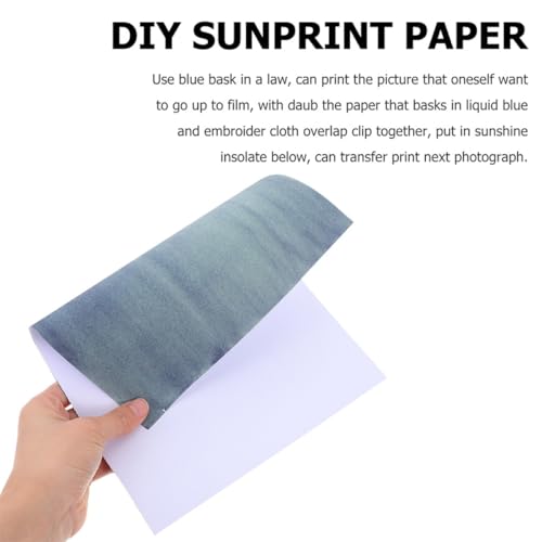 Kit Bricolaje de Cianotipo A5 para Estimular la Creatividad de los Niños 7