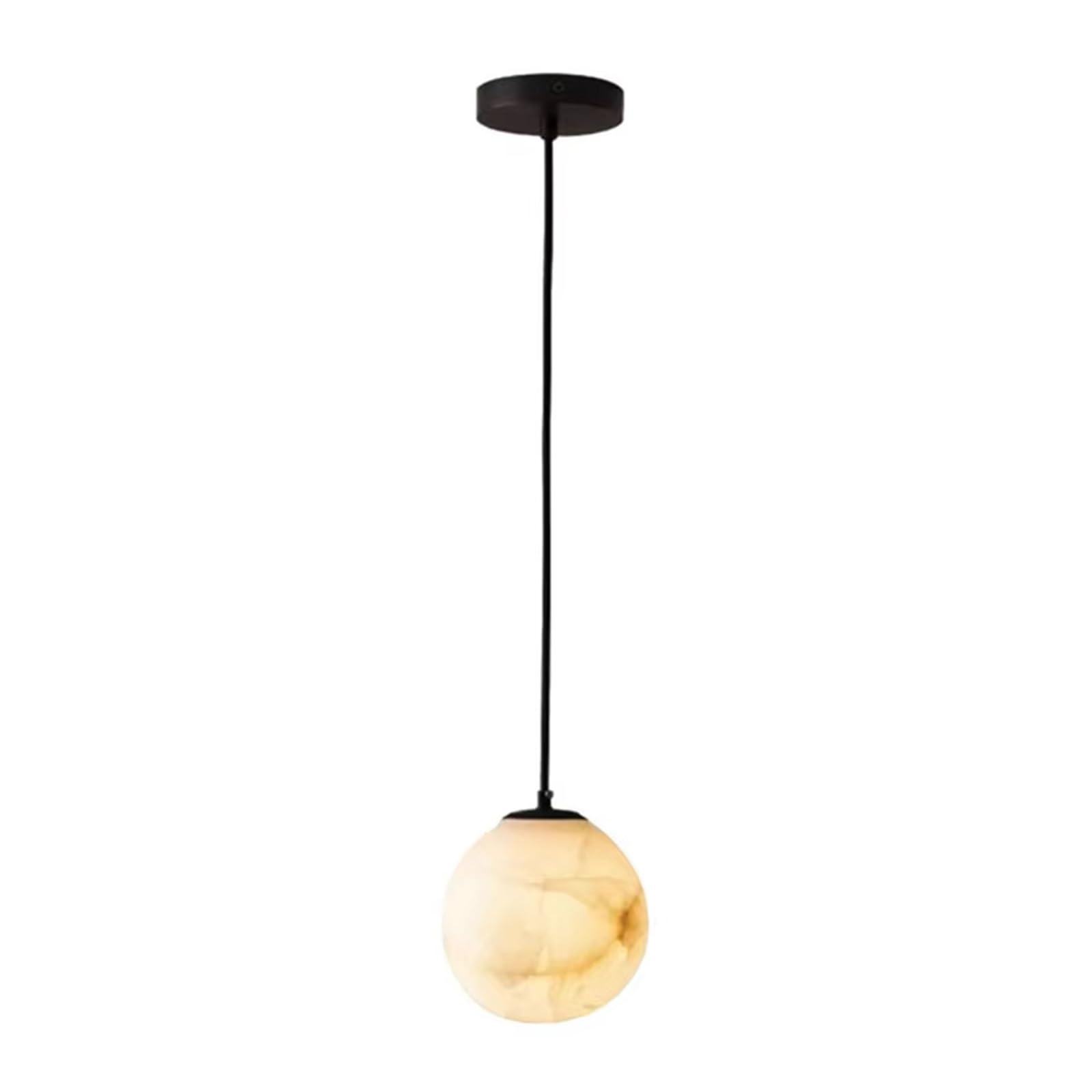 Olskfuh Changeable Luxury Marble Moon Chandelier Hotel Restaurant Aisle Bedroom Bedside Storefront Decoration Copper Planet Pendant Lighting,-10Cm