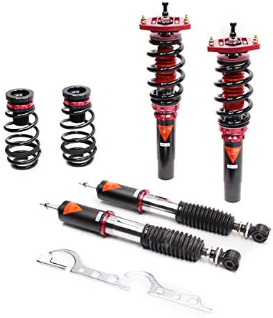 MMX3290-G MAXX Coilovers Lowering Kit, Fully Adjustable, Ride Height, 40 Damping Settings, compatible with VW Passat (A6) FWD 2006-18(54.5 mm)