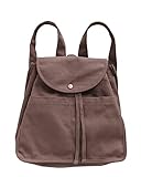 BAGGU Drawstring Backpack, Durable and Stylish for Daily Essentials, Peppercorn