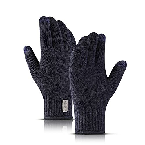 YONGYAO Touchscreen Handschuhe Winter warm Winddicht wasserdicht Fleece gefüttert Thermal Mountaineering Ski Mens-Blau Cover