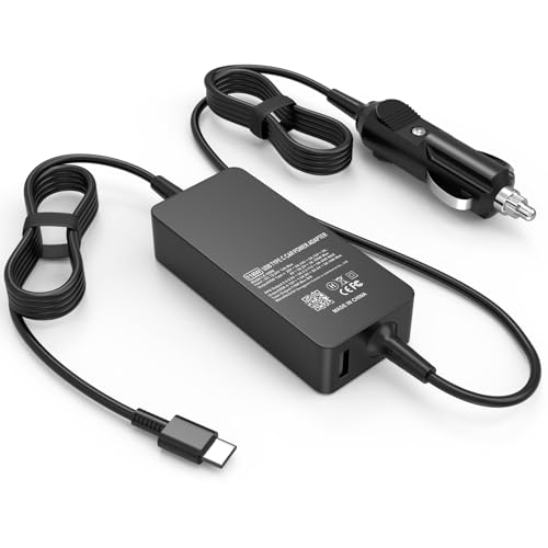 Cargador de coche USB C 100W soluciona la falta de batería en portátiles Dell Chromebook