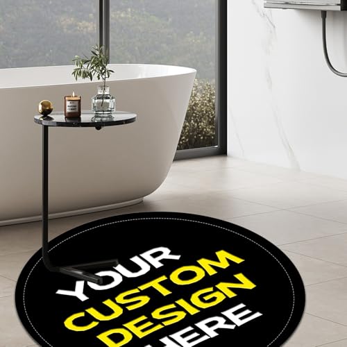 Tapete redondo personalizado lavable 200 cm diámetro miniatura 7