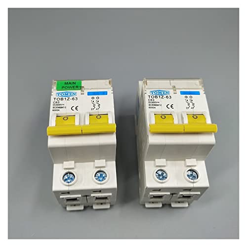 Disyuntor 2P DC 600V MCB para evitar averías en inversores fotovoltaicos 4