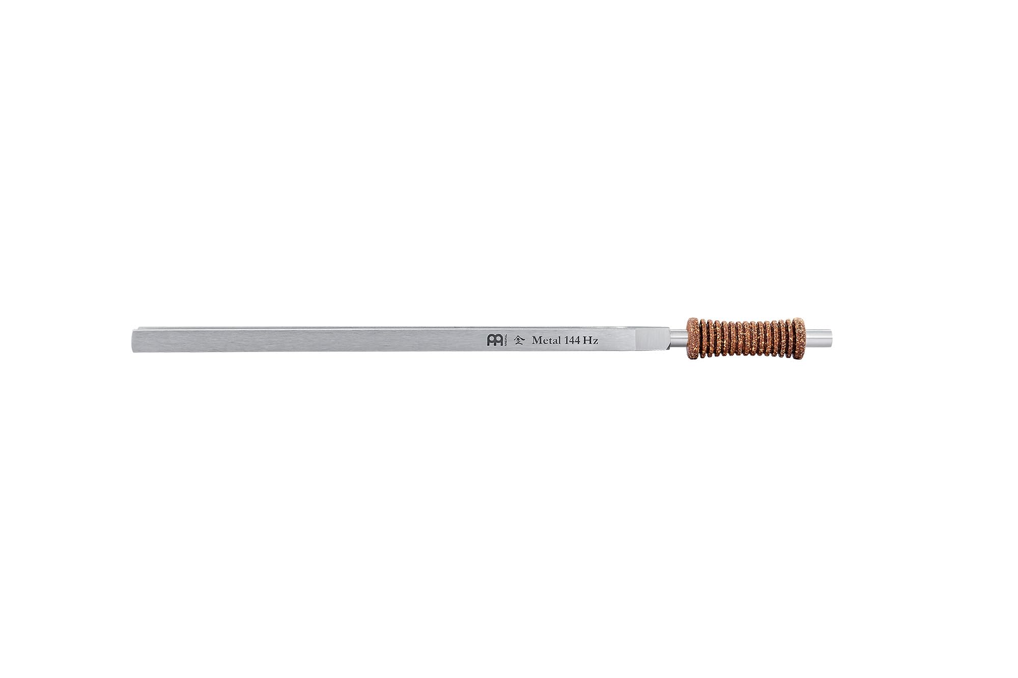 Sonic Energy TCM Therapie Stimmgabel, Element Metall (TTF-TCM-MT) | 144 Hz, 23,7 cm lang, 126 g, in Deutschland gefertigt, inkl. Hülle, vernickelter Stahl, Korkgriff