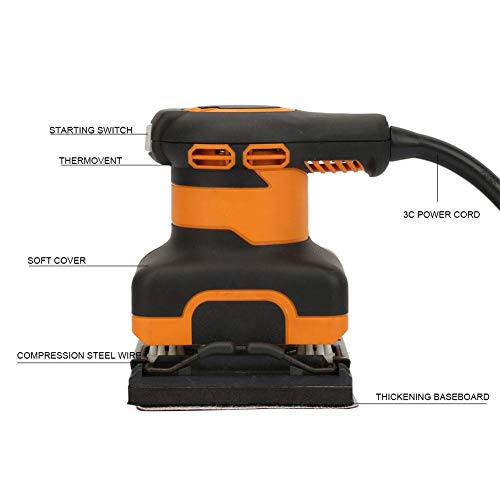 Elektrische slijpmachine, professionele polijstmachine Antisliphandvat Elektrische handschuurmachine, 14000 RPM… - Afbeelding 6