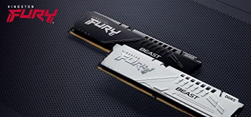 Image of Kingston FURY Beast White 64GB (4x16GB) 6000MT /s CL40 DDR5 XMP DIMM | Overclocking | Intel XMP 3.0 | Kit of 4 | KF560C40BWK4-64