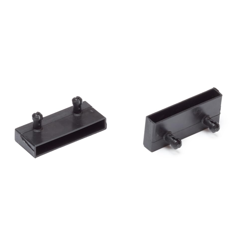 10 Pcs | 70mm x 8mm Sprung Bed Slat Holders/Caps for Side Rails | 2 Prongs (38mm Prong Centres)