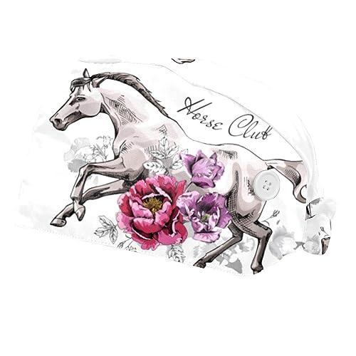 Chapeaux de travail VERED anti-sueur casquettes réglables fleurs