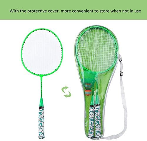 Miniatura 2 de VGEBY - Juego de raqueta de bádminton para niños (2 jugadores)