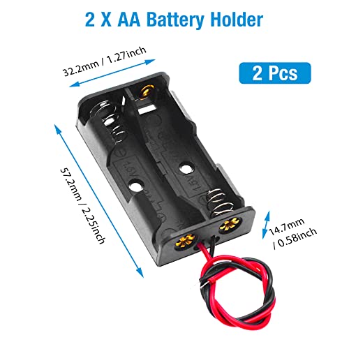 Qteatak JF0025 8 Pack Aa Battery Holder Bundle thumb #3