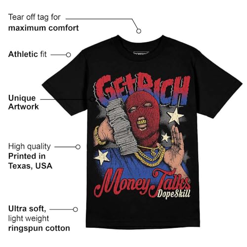 Image of DopeSkill Graphic Tee Streetwear Hip Hop Hypebeast Street Style Unisex T-Shirt Sneaker Colour Matching Shirts Cool Flexing