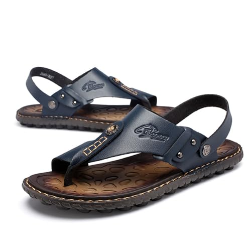 Comfortable Bunion Corrector Sandals Men, Summer Breathable Men's Sandals Bunion Relief(Blue,8)2