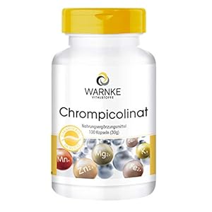 Chroompicolinaat – met 60µg chroom per capsule – essentieel sporenelement – veganistisch – Chroompicolinaat – 100…