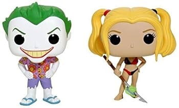 Amazon.com: Funko Pop! Heroes The Joker [Beach] & Harley